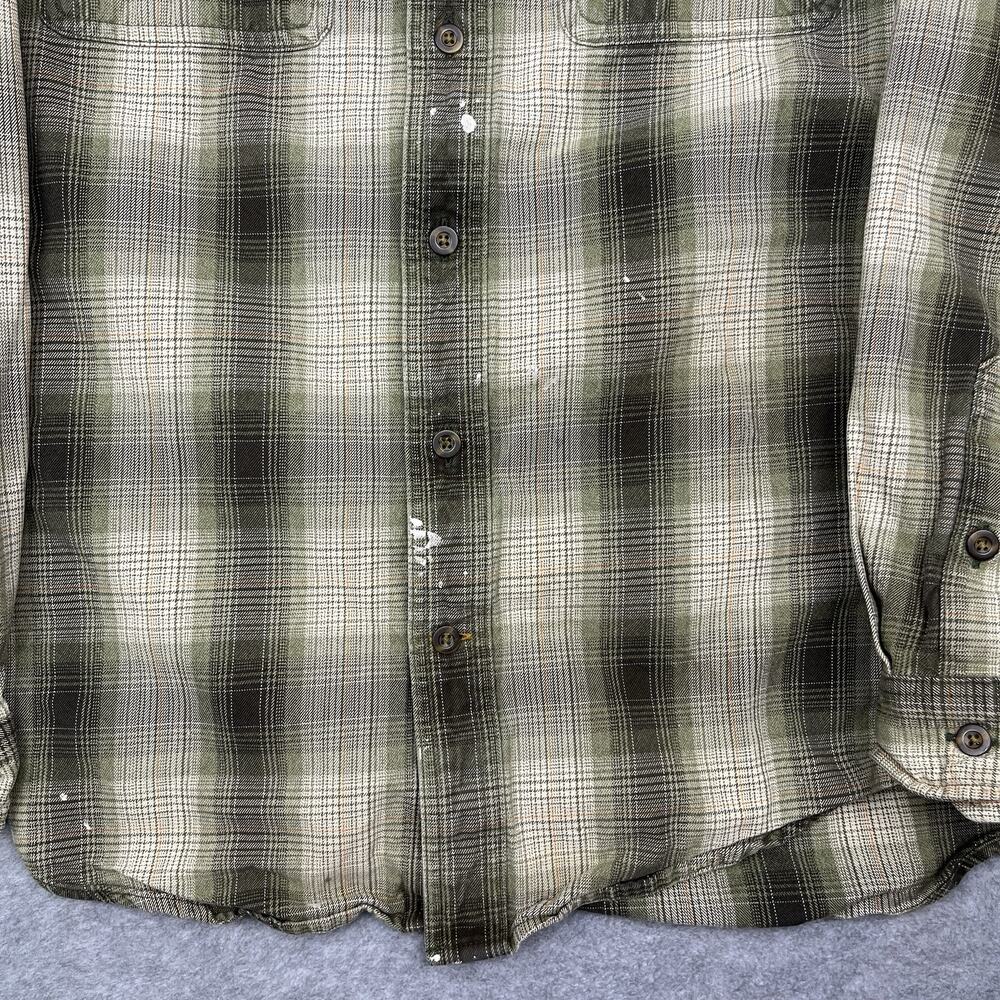 Carhartt plaid flannel work shirt original fit size small - Picture 3 of 12